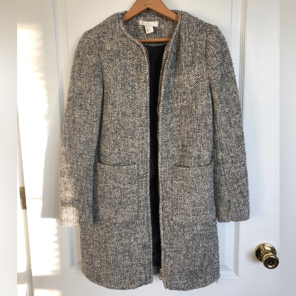 H&M Herringbone Coat